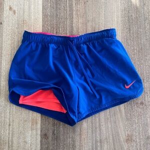 Nike Dri-FIT Running Shorts Medium Blue Liner Lightweight Athletic
